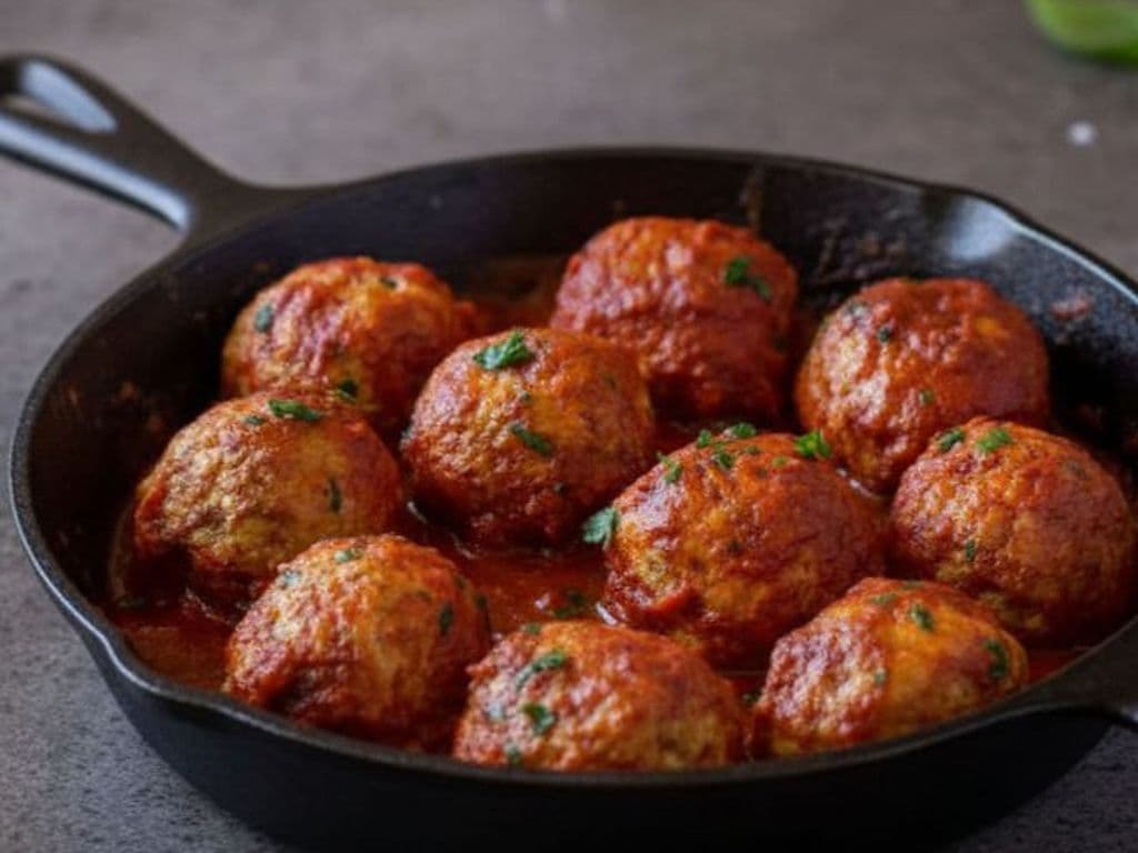 Vegan Baked Meatballs