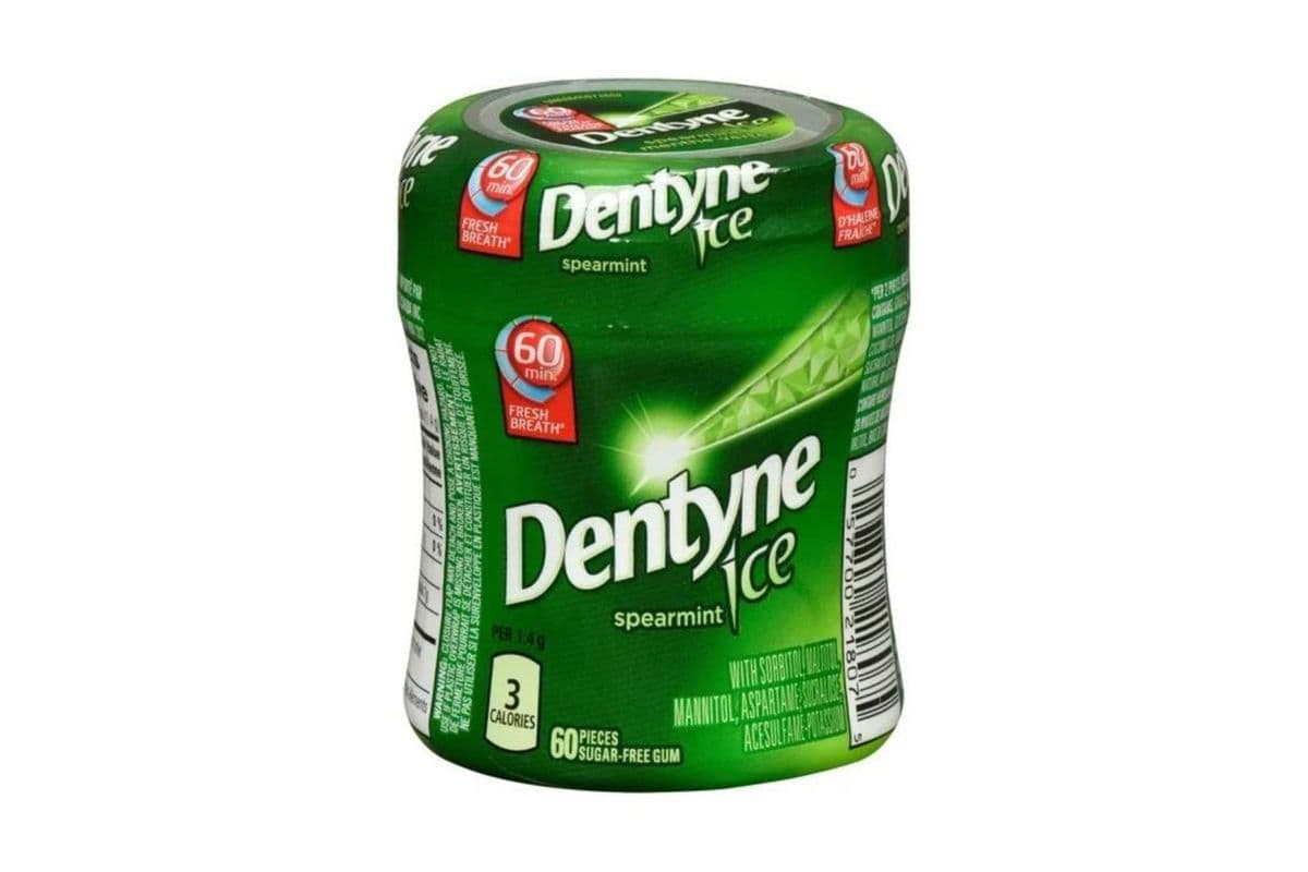 Dentyne Ice Spearmint Bottle (60 pieces)