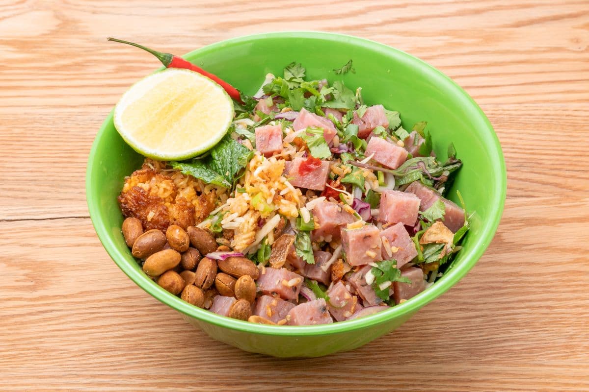 Riz frit Laotien / Lao fried rice "Nem Khao"