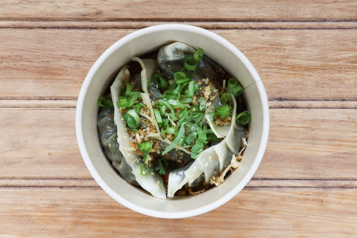 Shepherd's Purse Jiaozi (4 pcs)