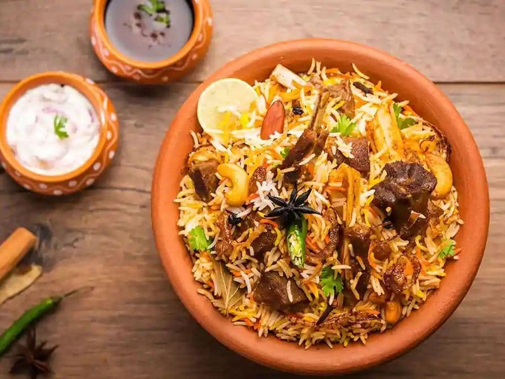 Gongura Goat Biryani (Bone In)