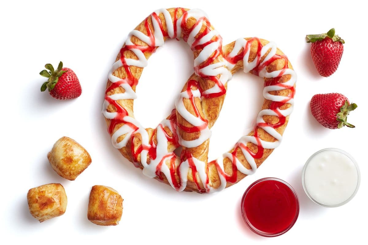 Vanilla Strawberry Pretzel