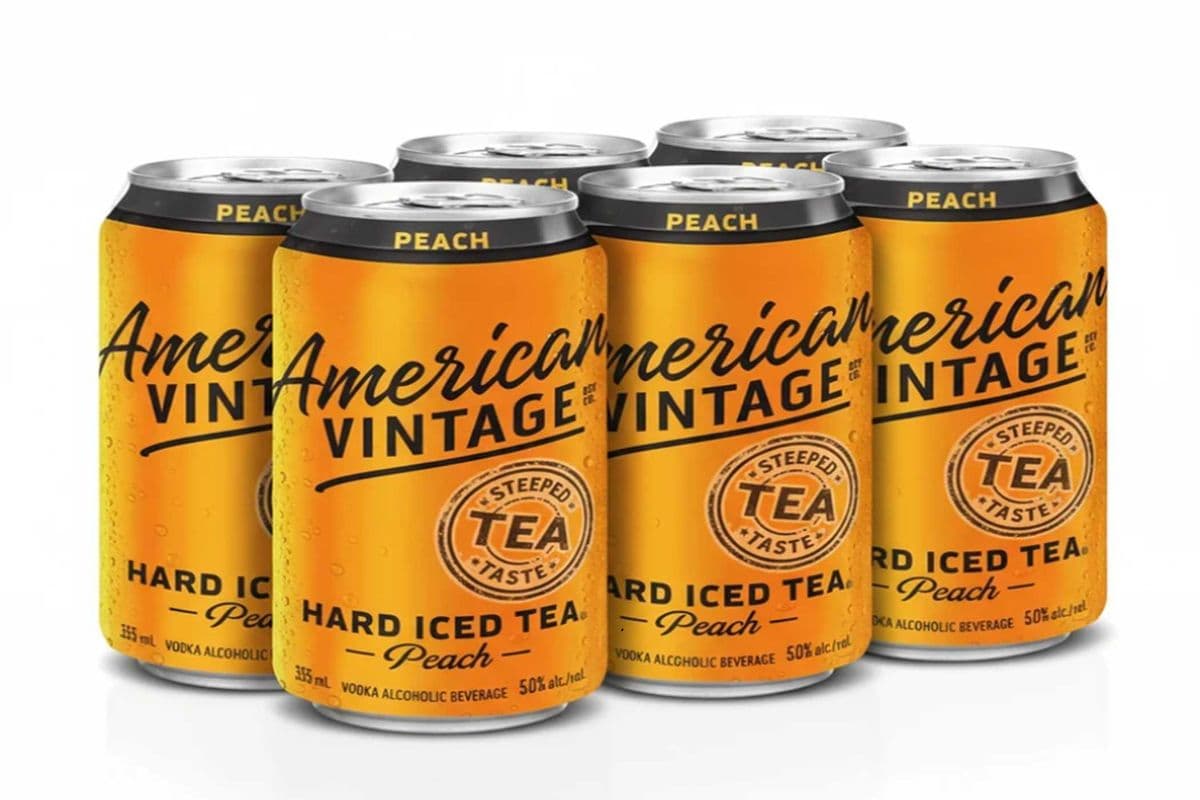 AMERICAN VINTAGE HARD ICED TEA PEACH (6 x 355ML)