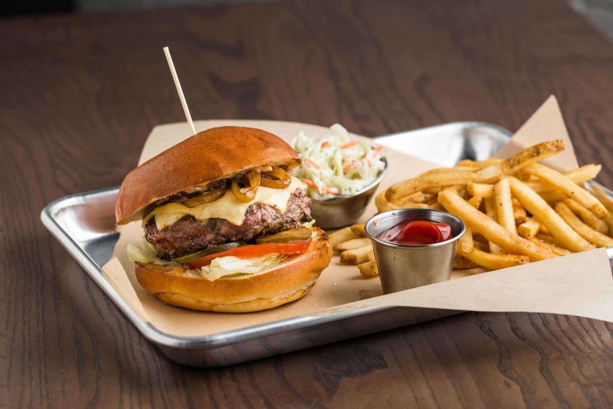 THE ORIGINAL N. MIAMI HALF POUND BURGER