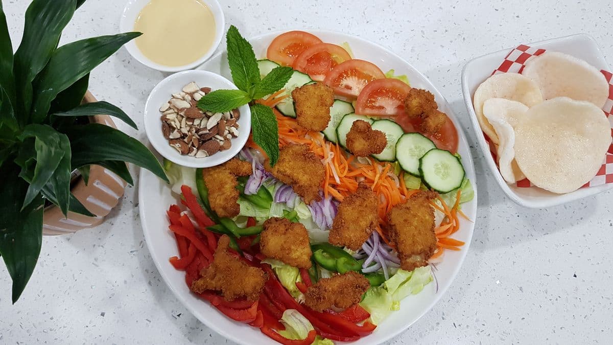 1386. Battered Fish Salad