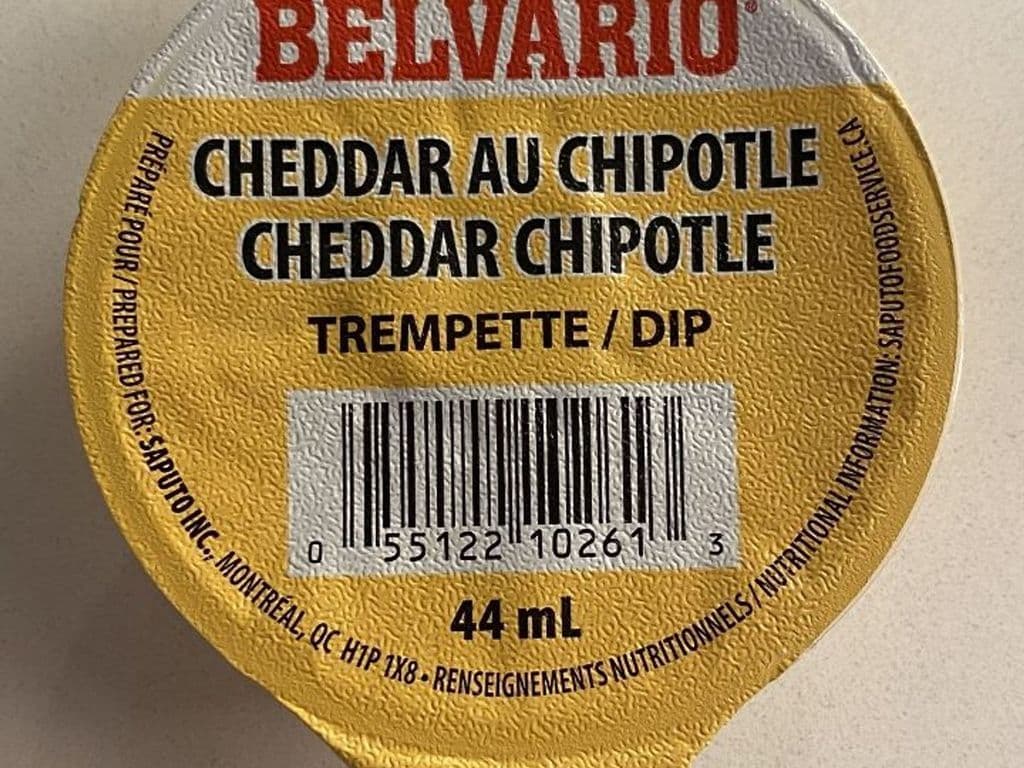 Belvario Cheddar Chipotle Dipping Sauce 44 ML