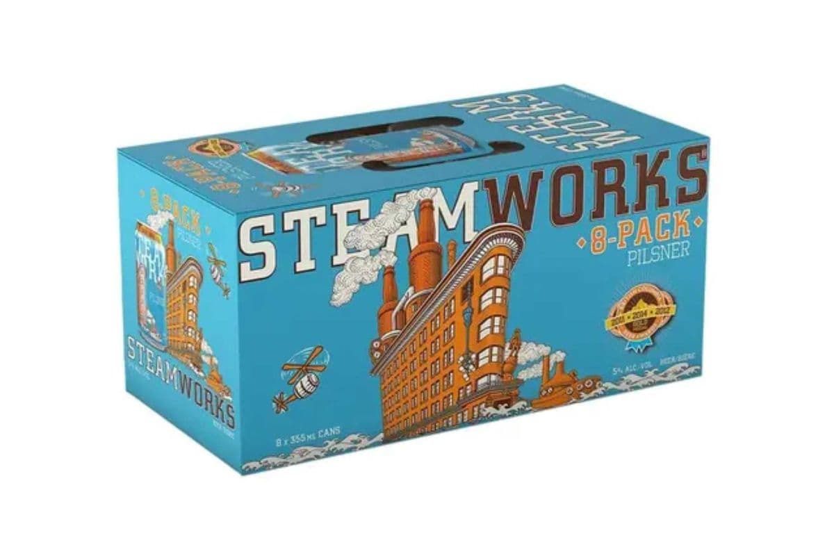 STEAMWORKS - PILSNER 8X355ML (8 x 355ML)