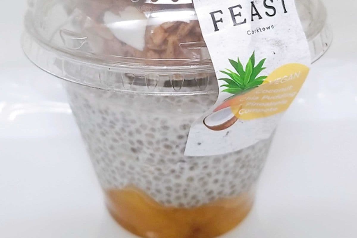 Coconut Chia Pudding and Pineapple Compote