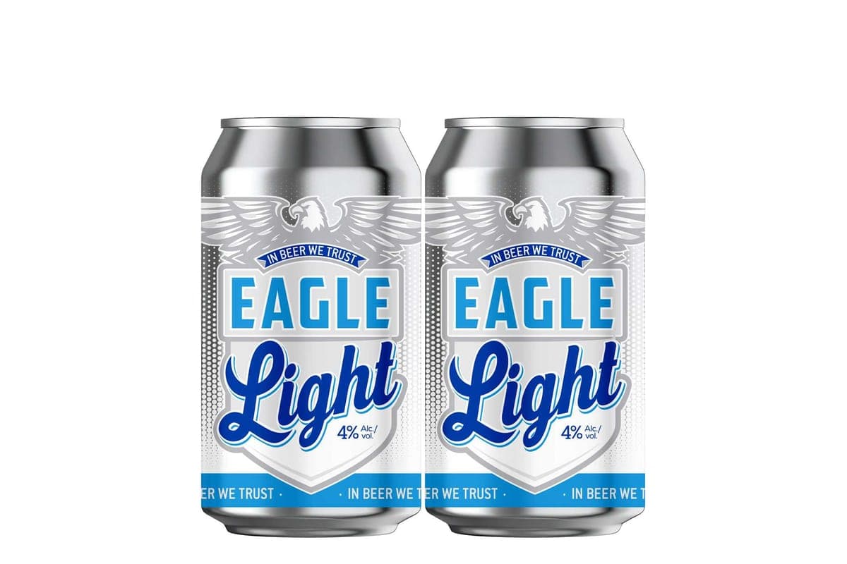 Eagle Light 4% – 355ml – Pair (2 x 355ml)