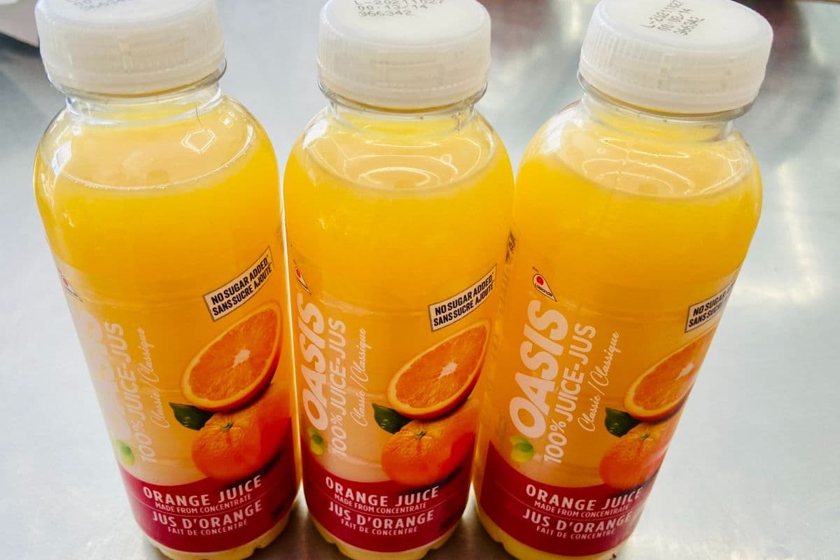 Jus d’orange oasis