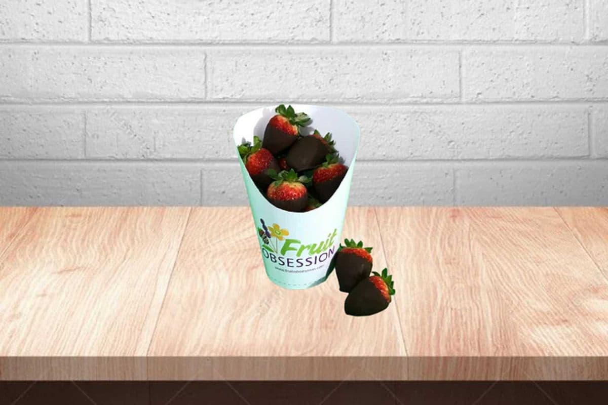 Strawberry Bites Cup (150g)