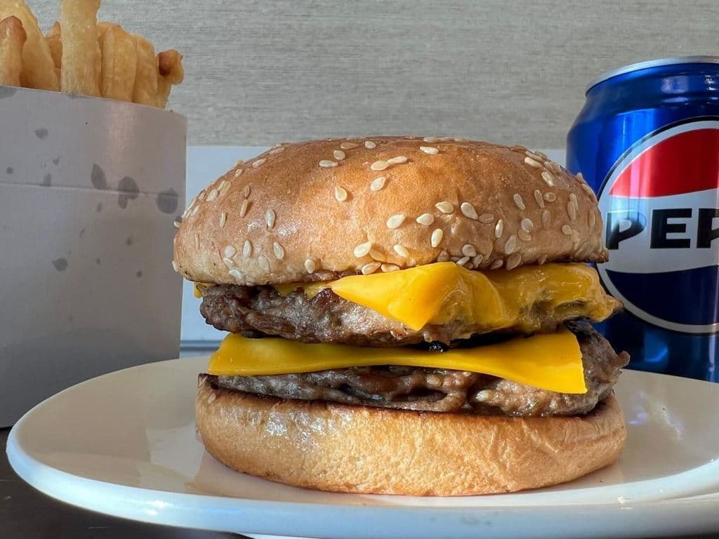 Double Patty hamburger Combo