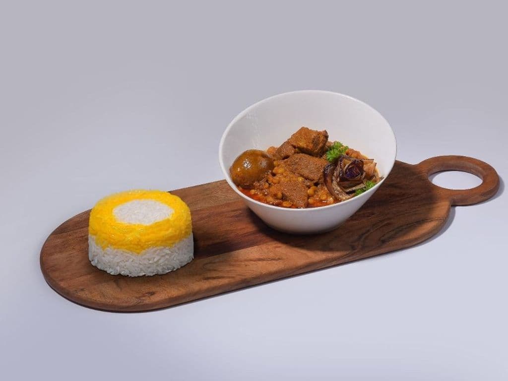 Ghaimeh Bademjanخورشت قیمه بادمجان