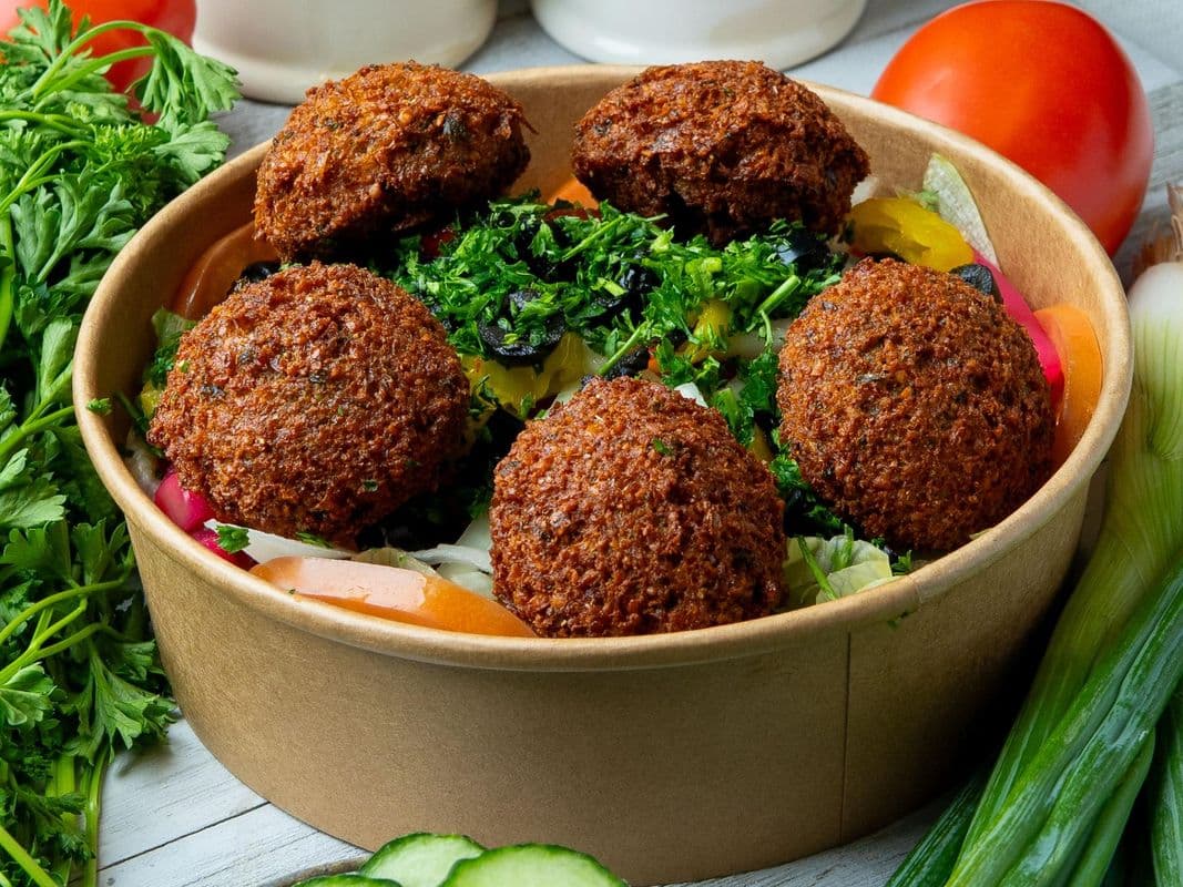 Falafel Salad or Rice Bowl