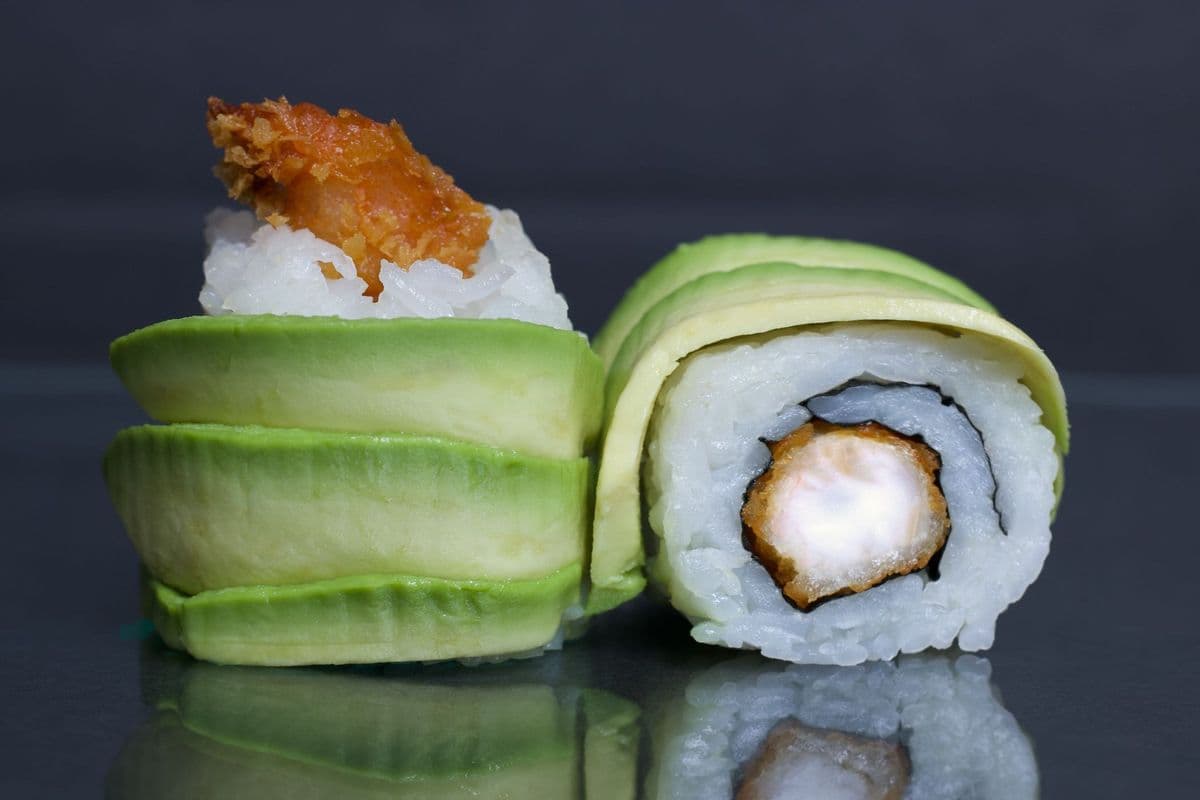 Ura maki Crevette teriyaki