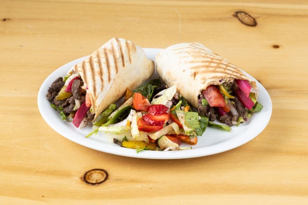 10” Large AAA Beef Shawarma Wrap