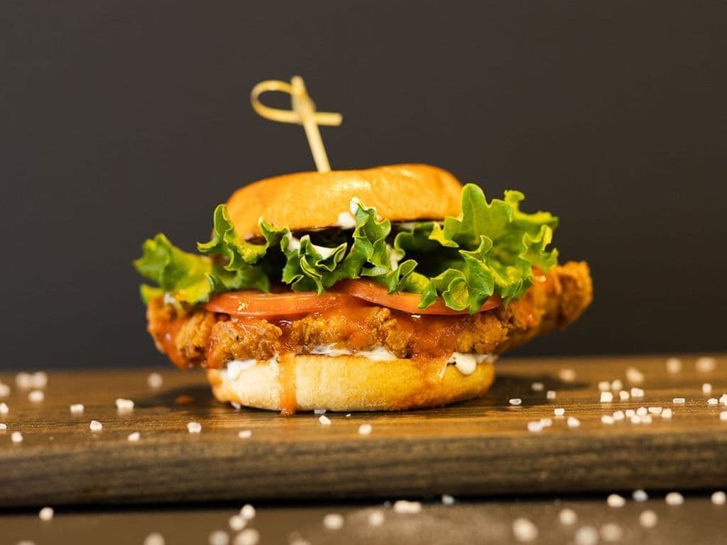 Buffalo Ranch Chicken Burger