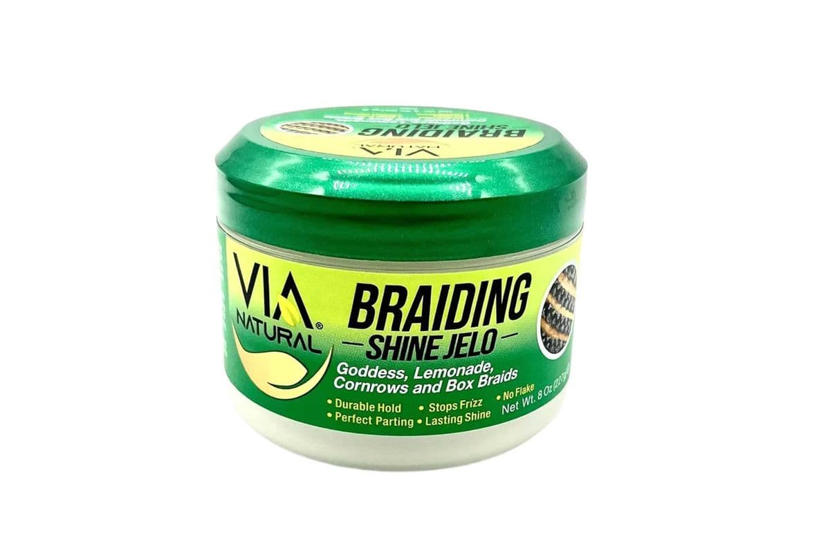 VIA NATURAL Braiding Shine Jelo (8 oz)