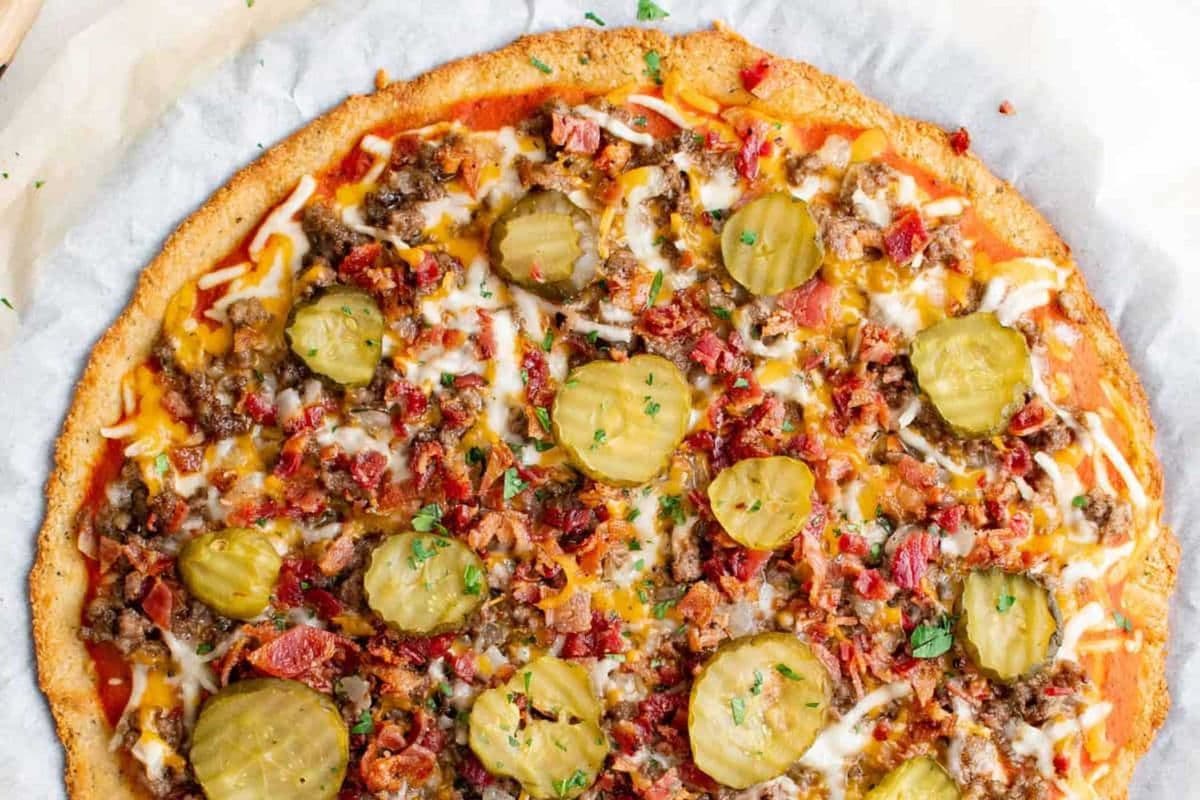 Cheese Burger Pizza