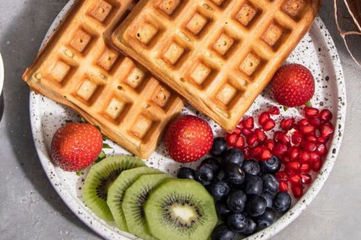Waffle Maple Tropical fruits