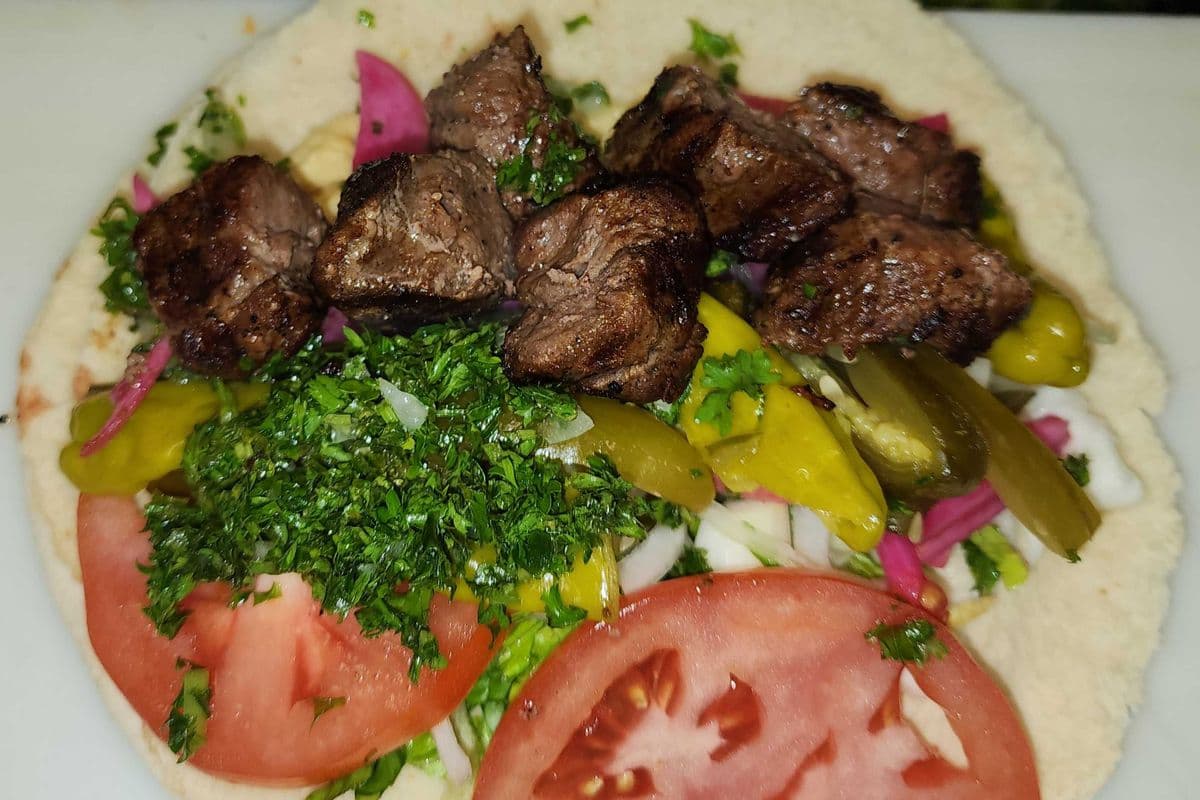 Beef Kebab Wrap