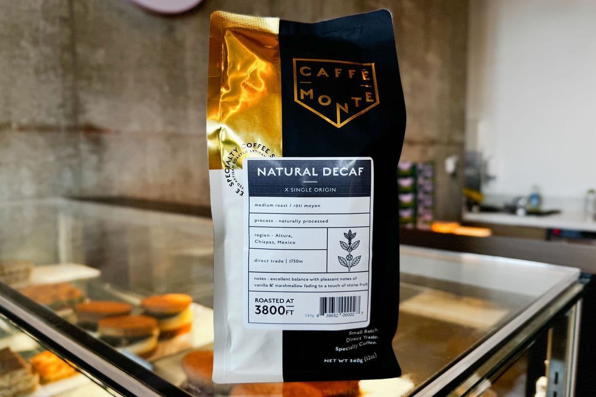 Caffe Monte Single Origin Decaf- Medium Roast (340g)