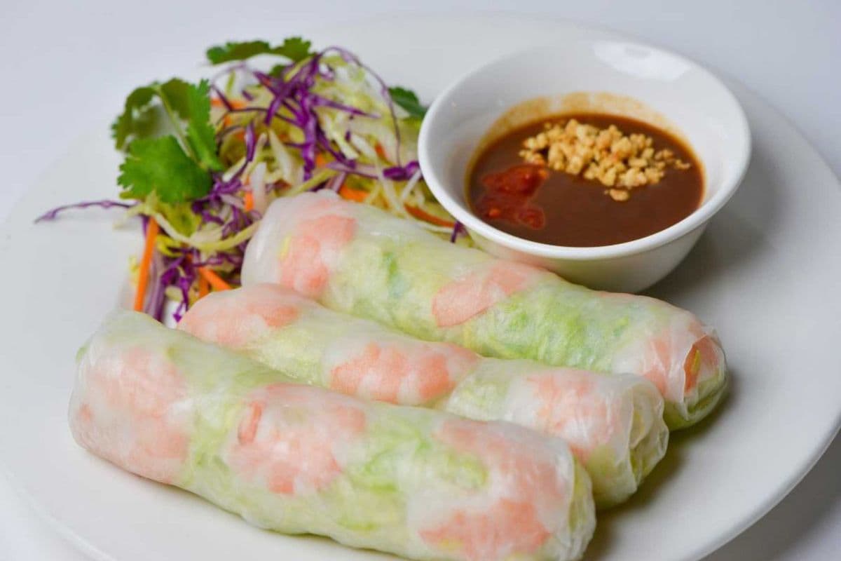 2. Prawn Salad Rolls (3 pcs) - Goi Cuon Tom