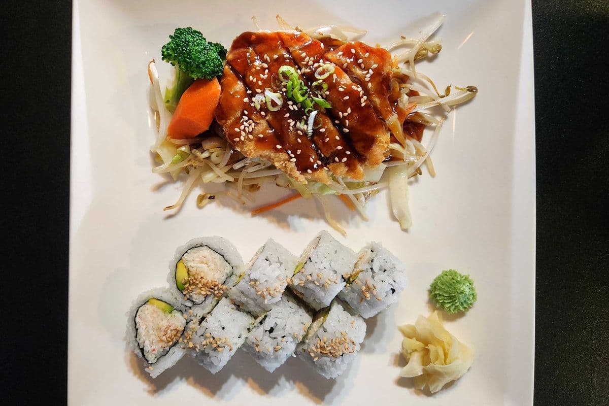 A. Chicken Teriyaki and California Roll Combo