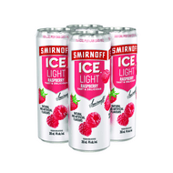 Smirnoff Ice Light Raspberry & Soda (4 Can x 355 mL)