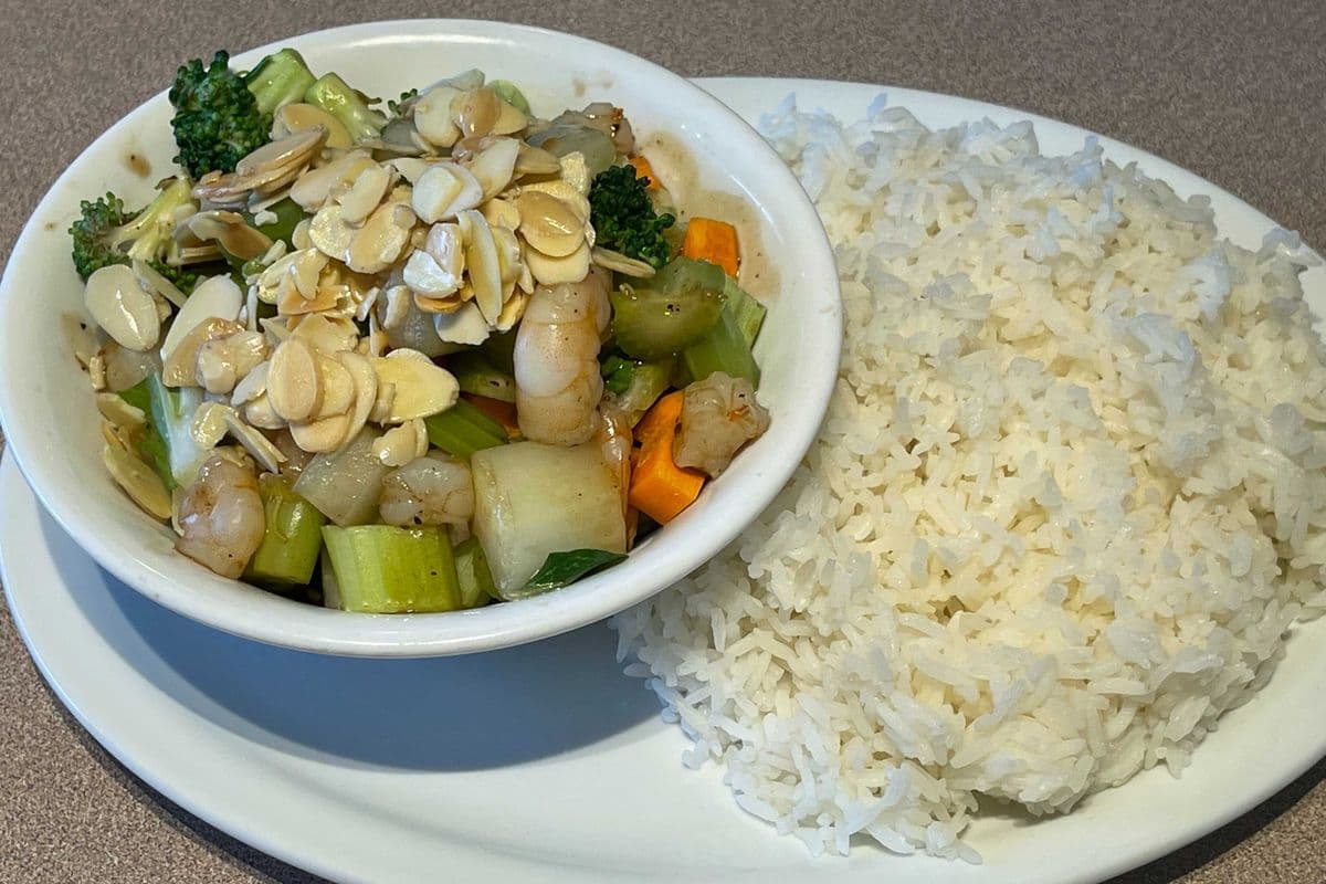Almond & Diced Vegetables on