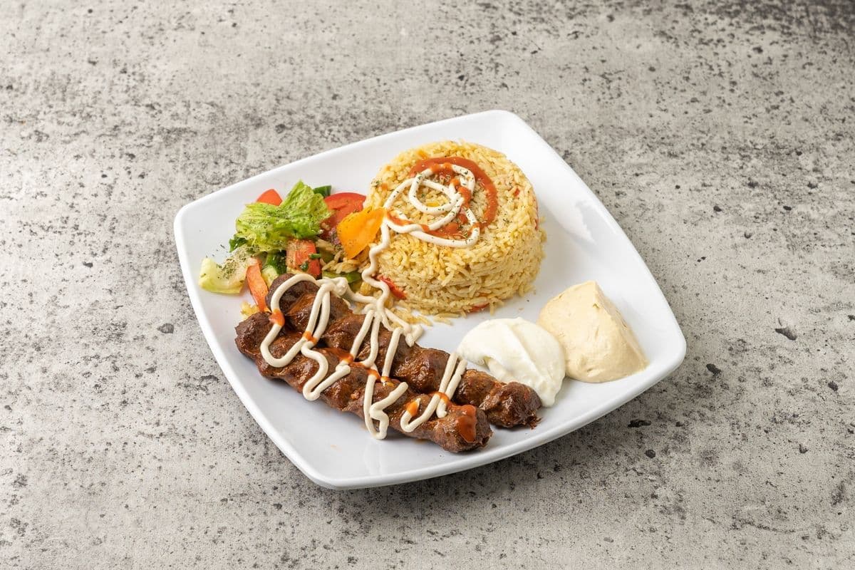 Beef Kebab Plate