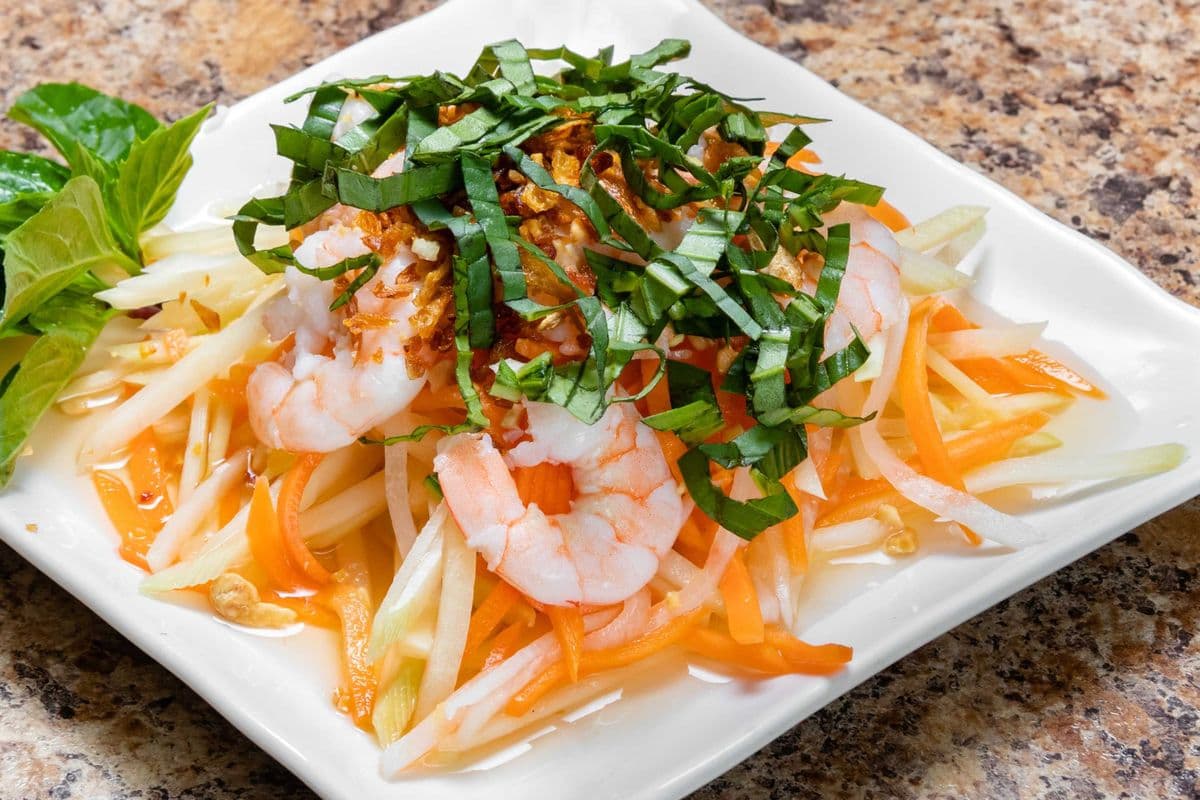 5. Green Papaya and Shrimp Salad