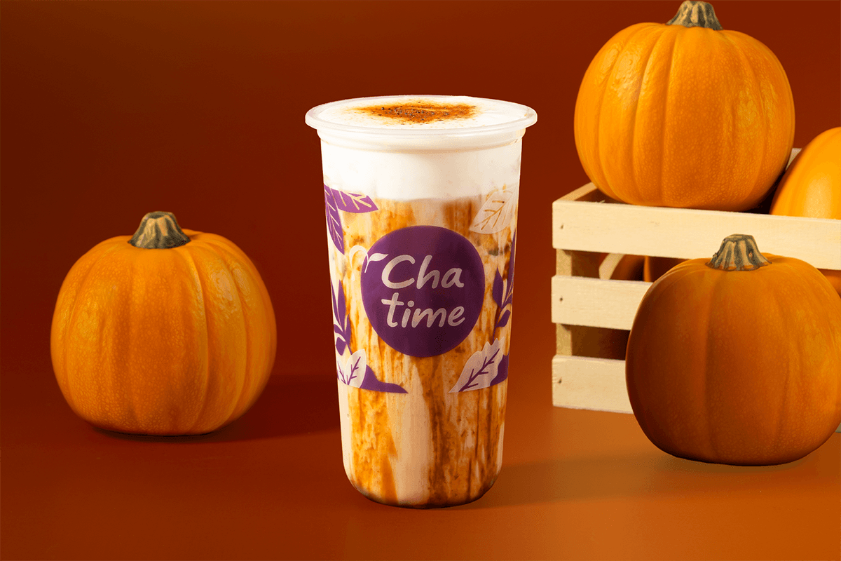 Hot Brown Sugar Pumpkin Spice Roasted Milk Tea