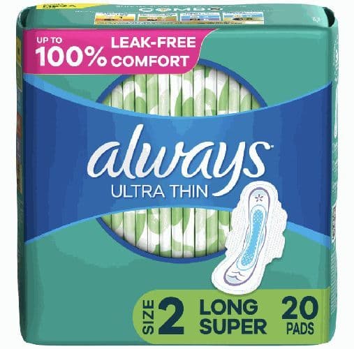 Always Ultra Unscented 20 Pads
