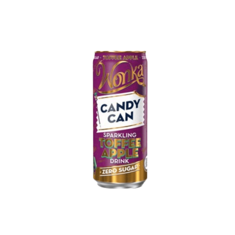 Wonka Candy Can Toffee Apple Sparkling Drink Zero Sugar – Netherlands (330ml)
