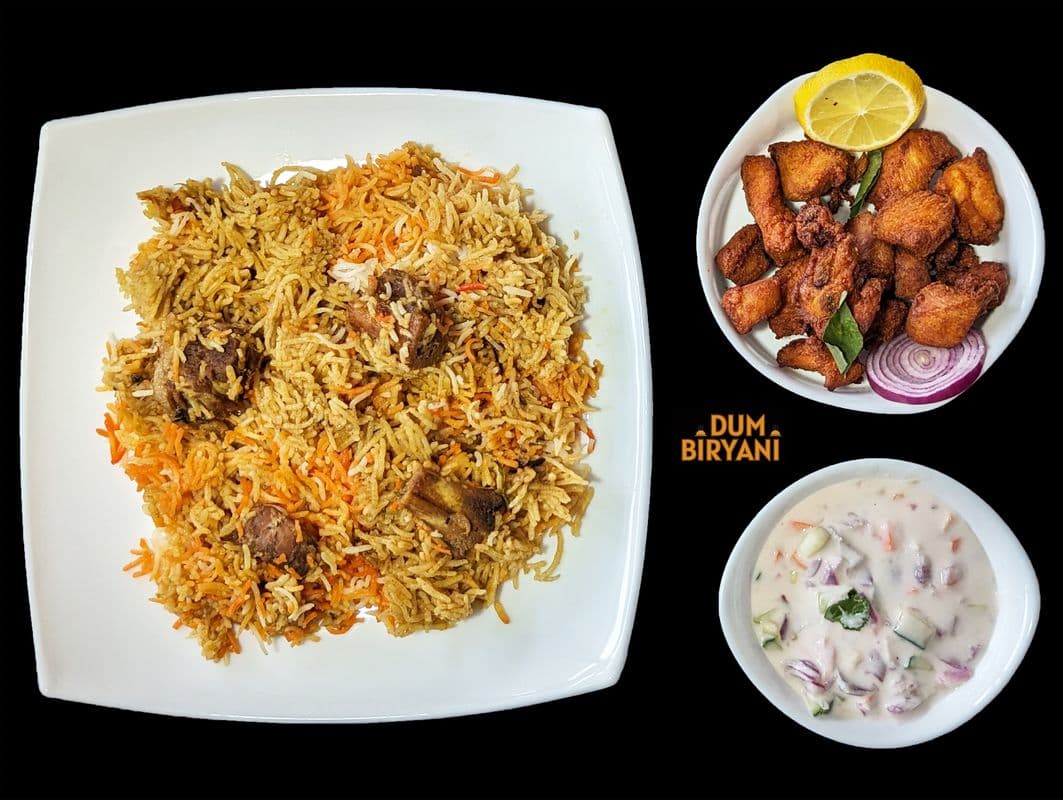Mutton Biryani Chicken 65 Combo