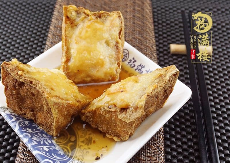 40. Tofu with Shrimp (3 pcs)
