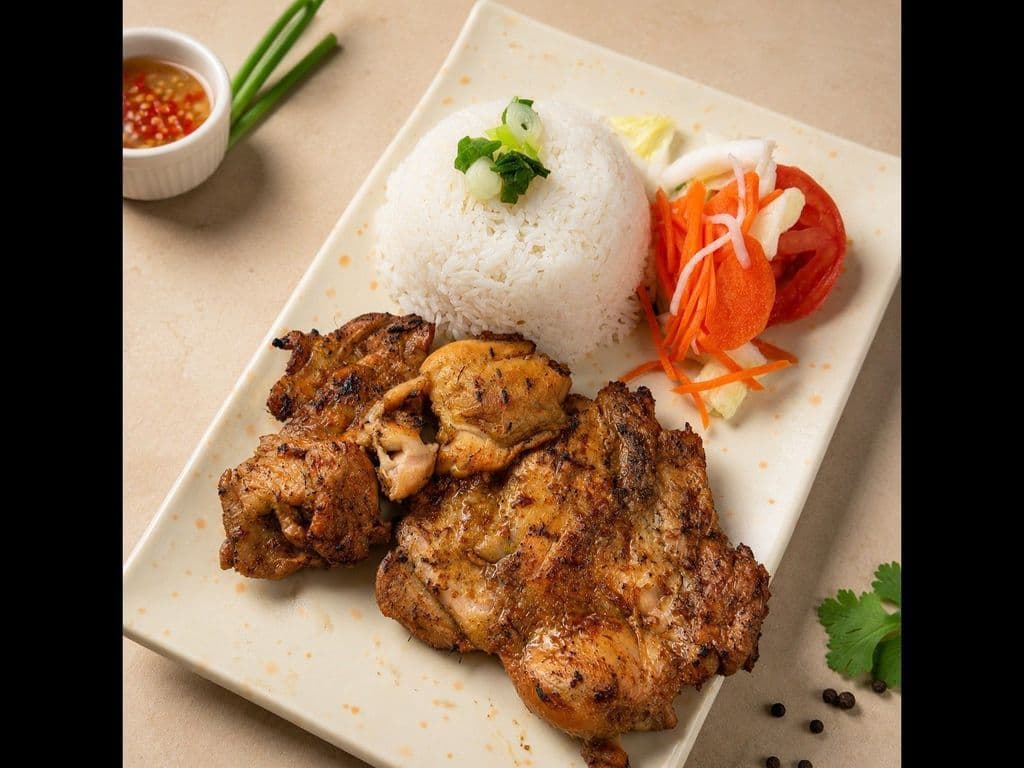 522B. Grilled Chicken on Rice