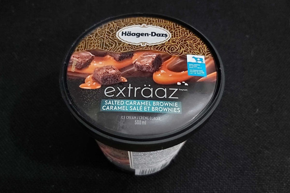 Häagen-Dazs exträaz 500ml caramel salé et brownies / Salted Caramel Brownie