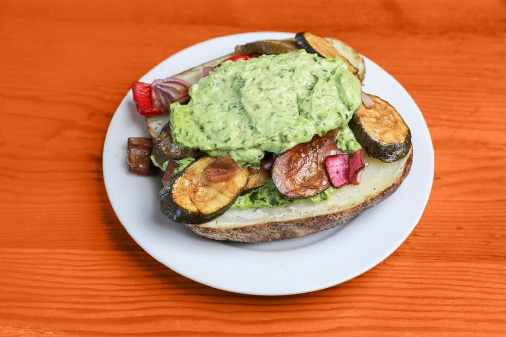 Roasted Veggie Potato (Vegan)