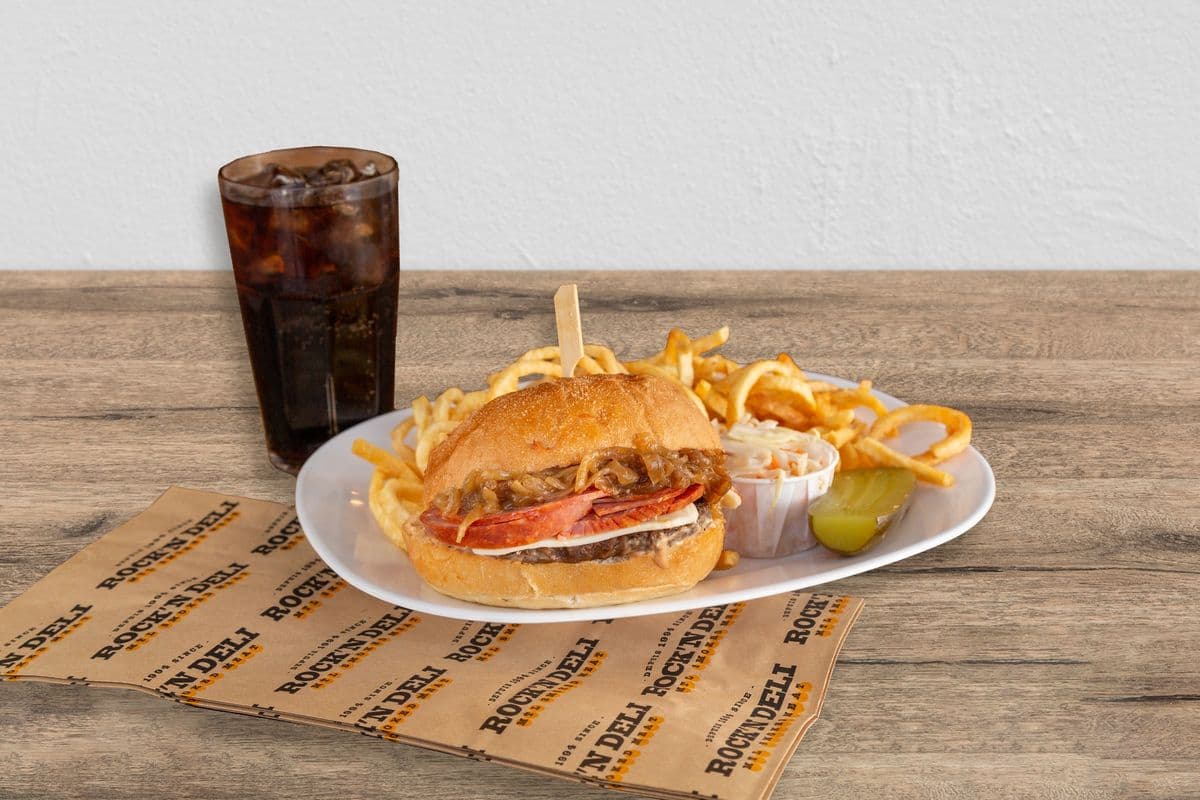 Rock N Deli Boss Burger Trio