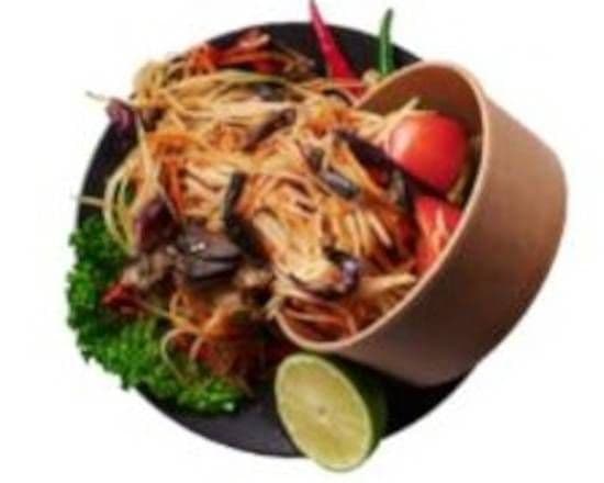 Som Tum Thai (Green Papaya Salad)(Mild Spicy)