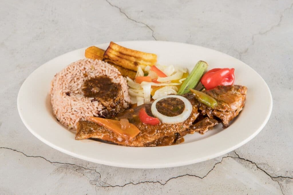 Brown Stewed Snapper Fish (Meal)