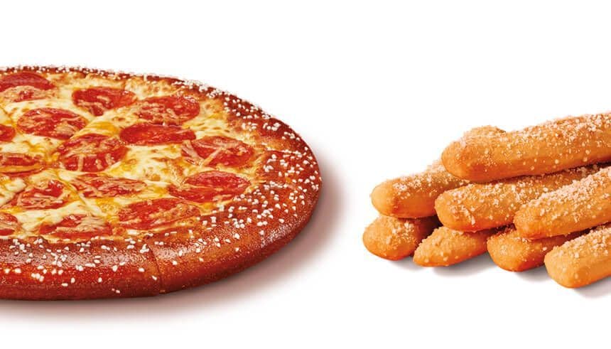 Pretzel Crust Pizza & Crazy Bread Bundle