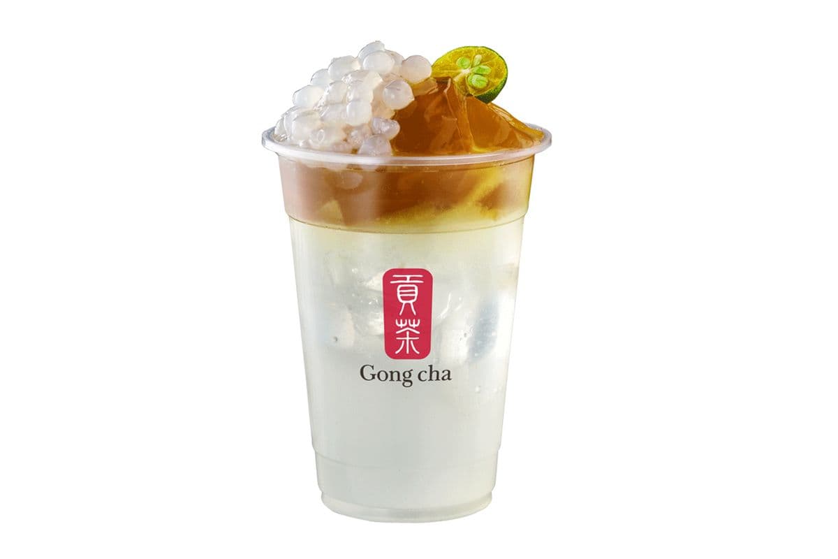 Lemon Aiyu with White Pearls