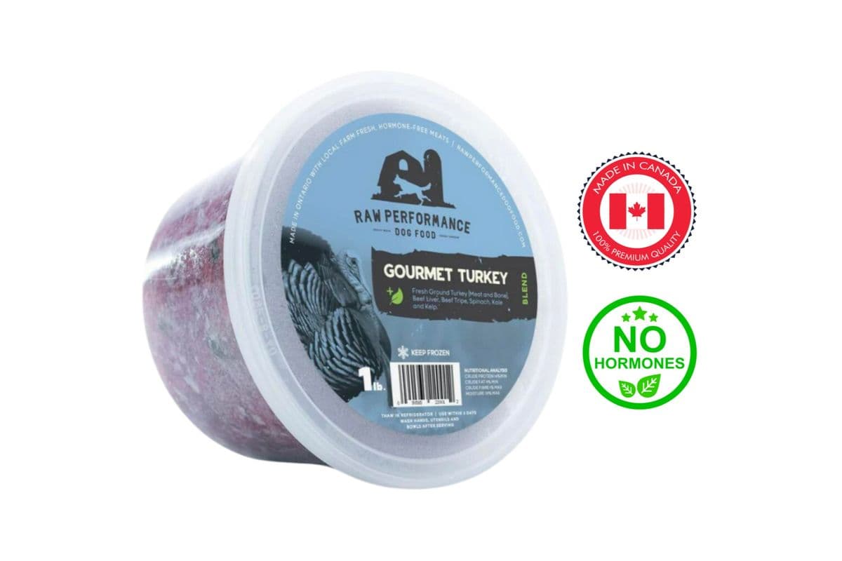 Raw Performance - Gourmet Turkey Raw Dog Food (1 lb)