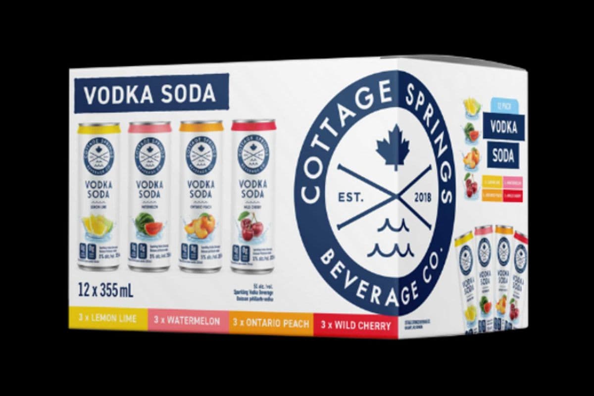 Cottage Springs Vodka Soda (1 x 12x355ml)
