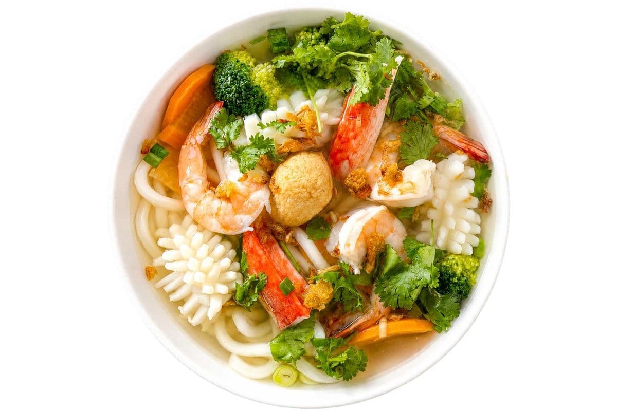 25. Vietnamese Seafood Udon Noodle Soup