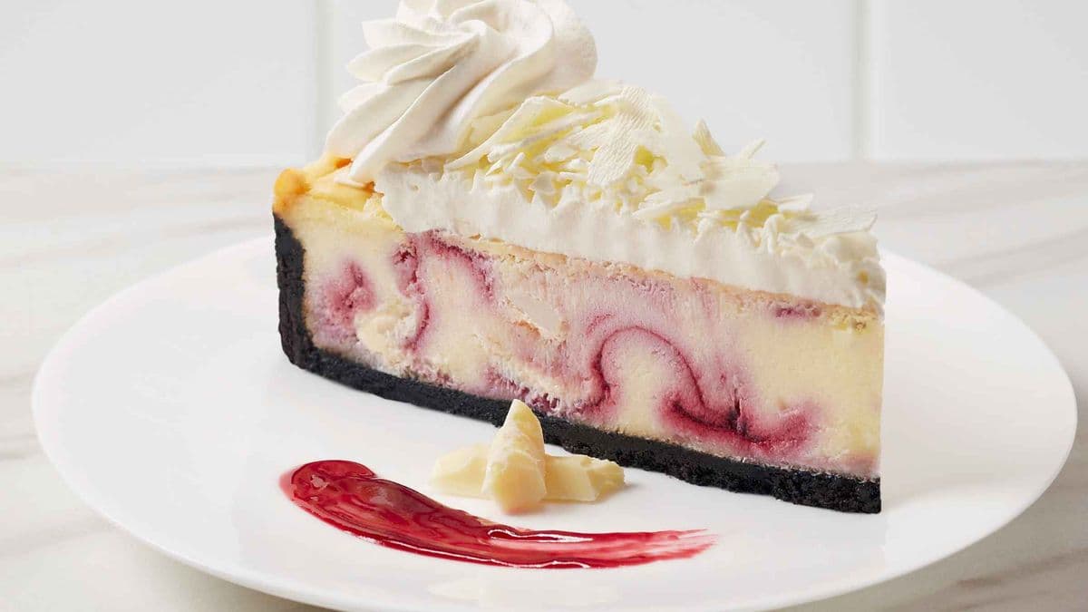 The Cheesecake Factory Bakery White Chocolate Raspberry Cheesecake