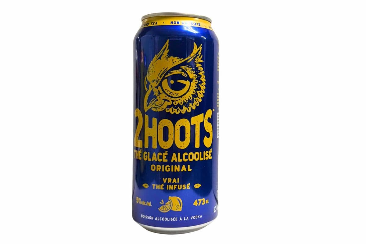 2 Hoots Hard Iced Tea (Lemon) (1 x 473mL can)